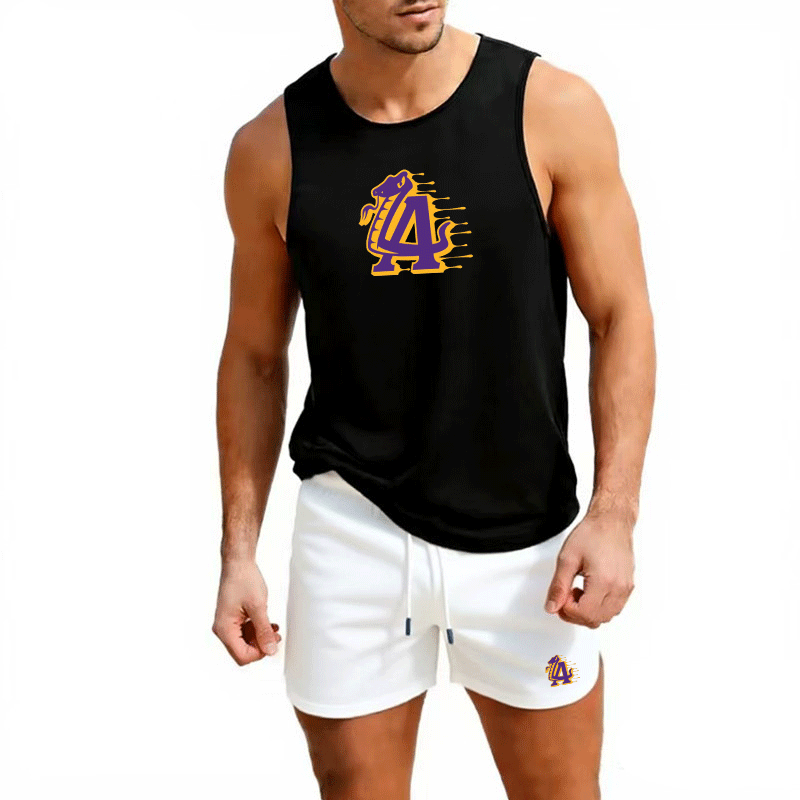 Sleeveless Undershirt - Fitness loose men tank top sleeveless