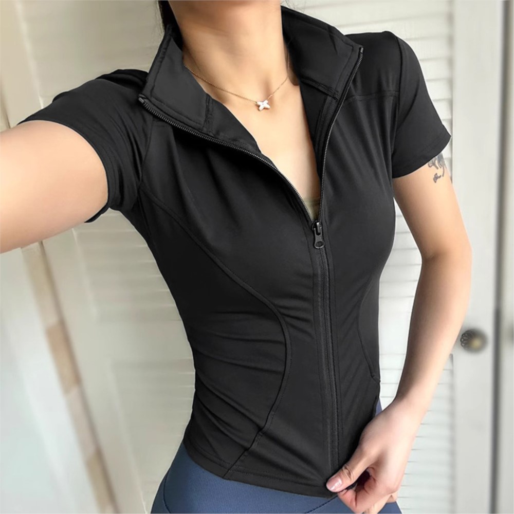 T Shirt Tight Fit - Yoga Wear Women's Short-sleeved T-shirt Spring