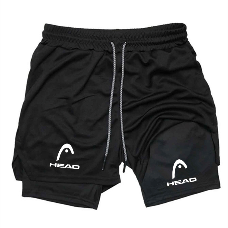 Compression Shorts Athletes - Cross Print 2 in 1 Workout