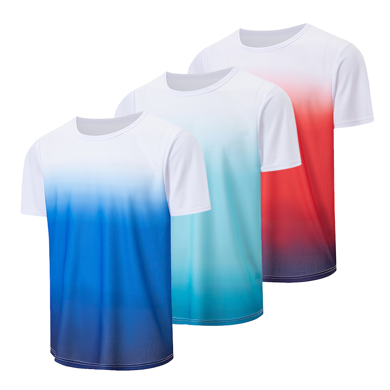 Undershirt Crew Neck - 1/3 piece men's summer gradient fashion