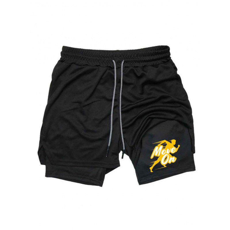 Compression Shorts Athletes - Summer Breathable Two-in-one Double-layer Shorts Men's