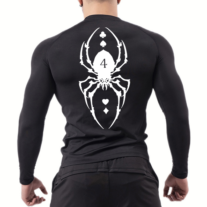 Spider Print Compression Shirt – Base Layer Top Bewertung und Preis