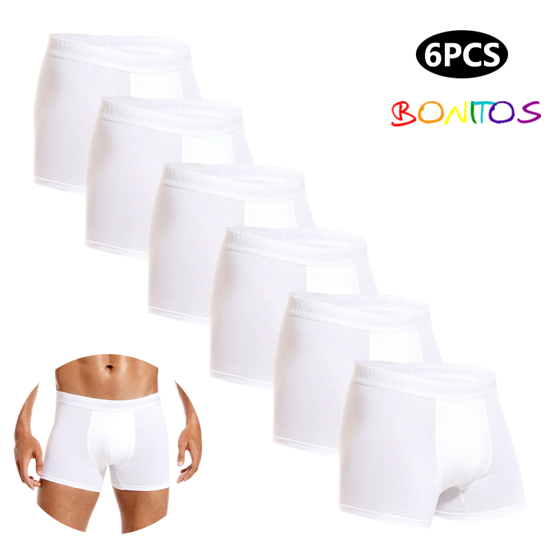6pcs White Men Panties Cotton  – Multi Pack Underwear Bewertung und Preis