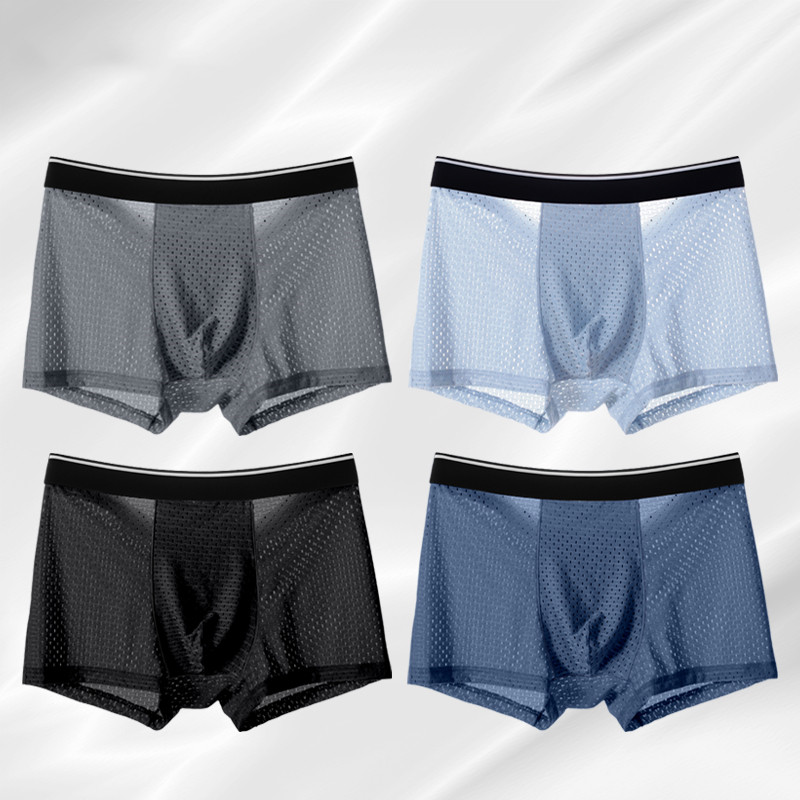 8pcs/Lot Men's Panties Ice Sil – Multi Pack Underwear Bewertung und Preis