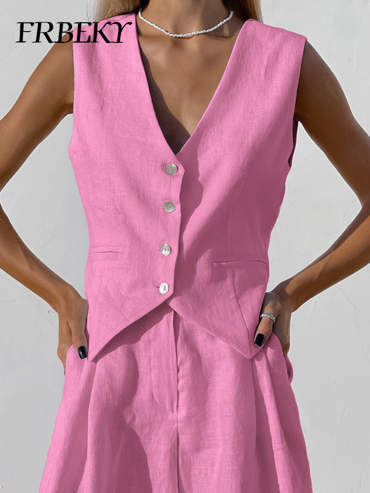 New Cotton Linen Vest Short Se – Sleeveless Undershirt Bewertung und Preis