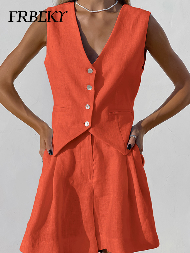 New Cotton Linen Vest Short Se – Sleeveless Undershirt Bewertung und Preis