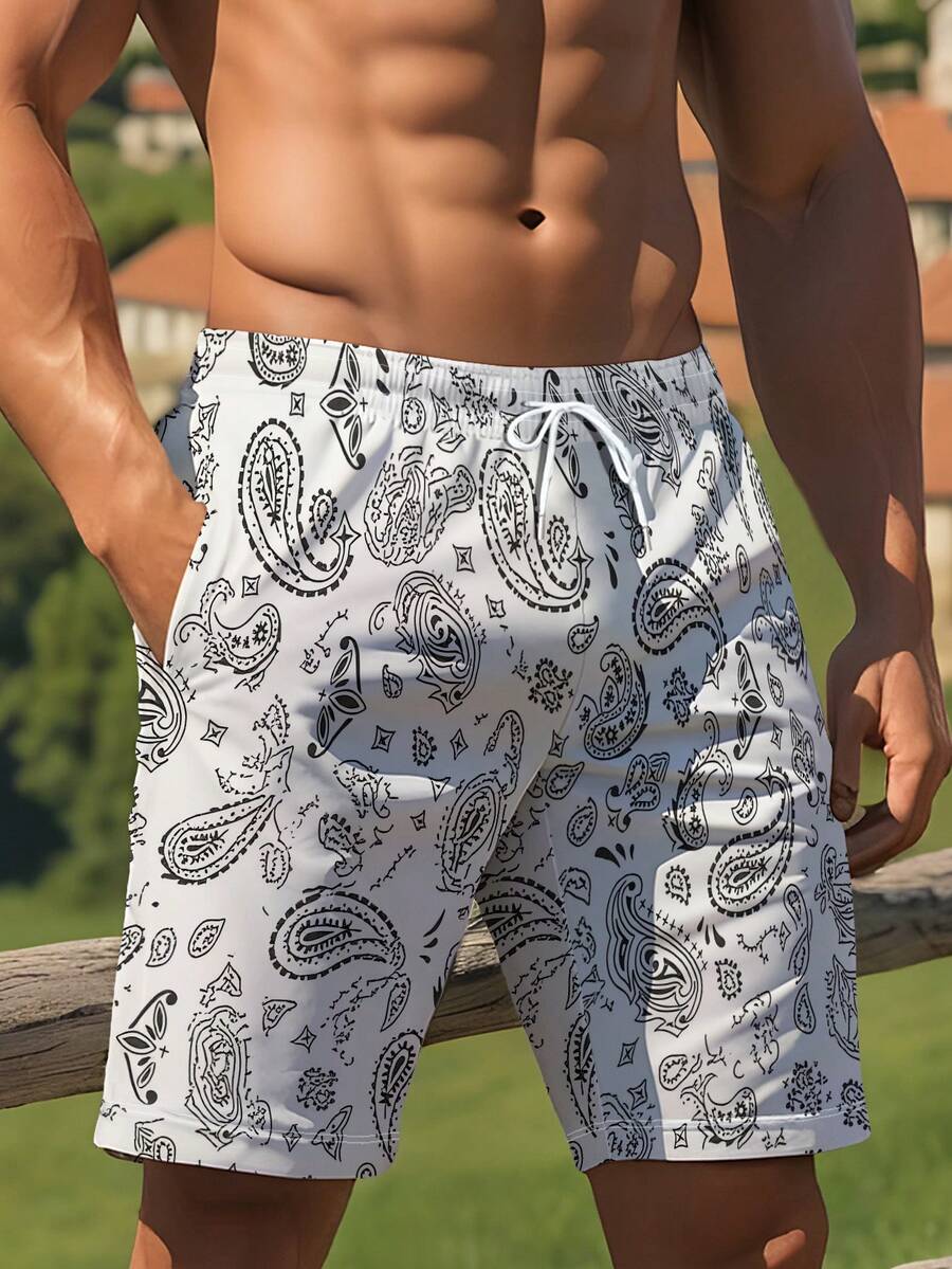 Mens Beach Shorts 3D Digital P – Trunk Breathable Men Bewertung und Preis