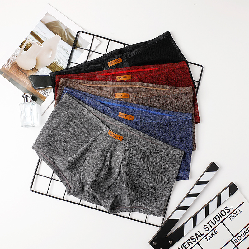Men's Ice Silk Cool Mesh Boxer – Boxer Shorts Modal Bewertung und Preis