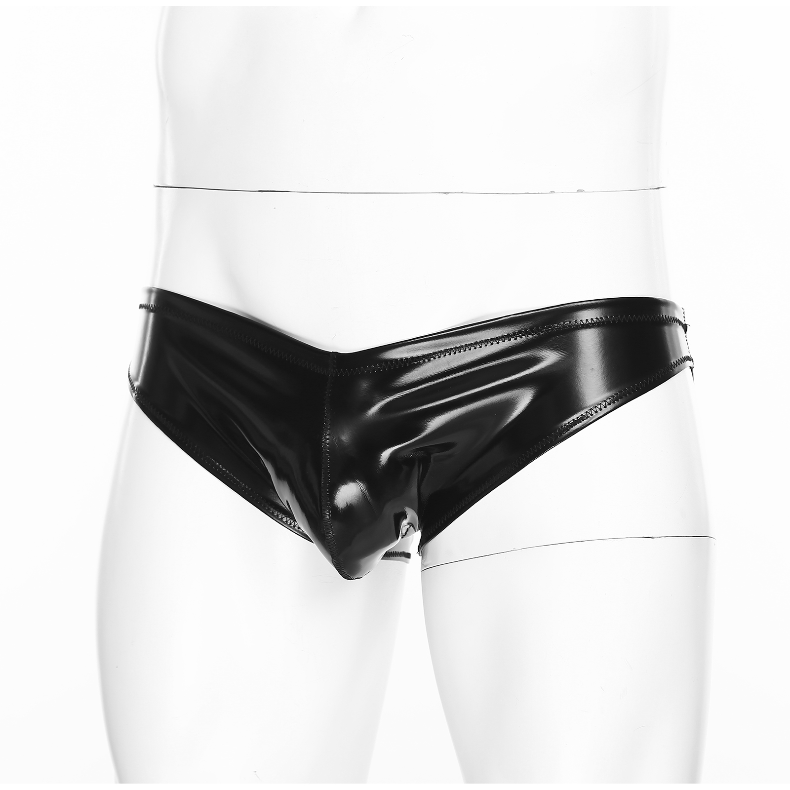 Mens Glossy Latex Briefs Paten – Pouch Boxer Pouch Bewertung und Preis