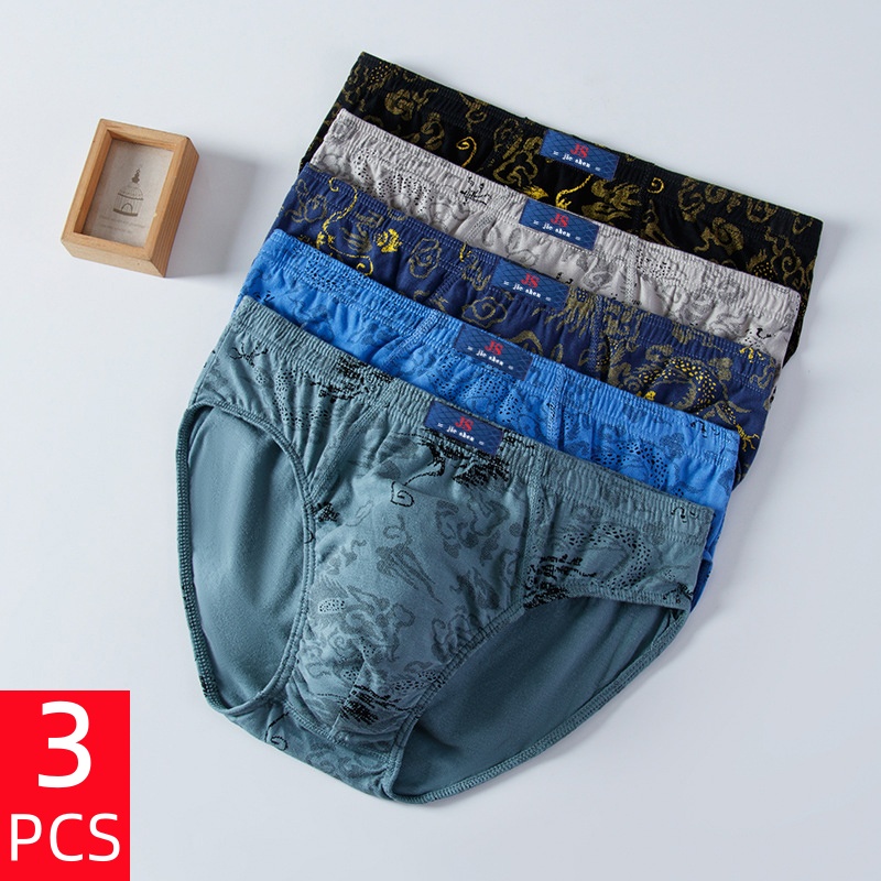 3 Pcs/Lot Men's Plus Size Pure – Multi Pack Underwear Bewertung und Preis