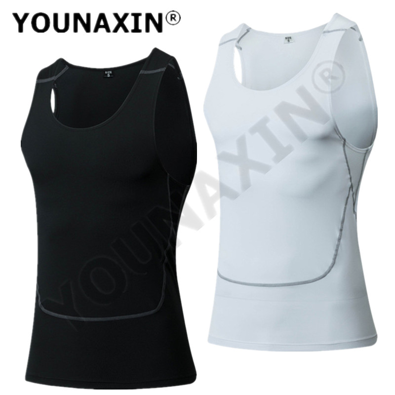 Men Black Sport Skinny Vest Ti – T Shirt Tight Fit Bewertung und Preis