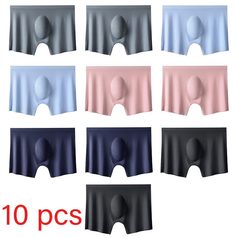 10 Pcs/Lot Men's Summer Ice Si – Multi Pack Underwear Bewertung und Preis