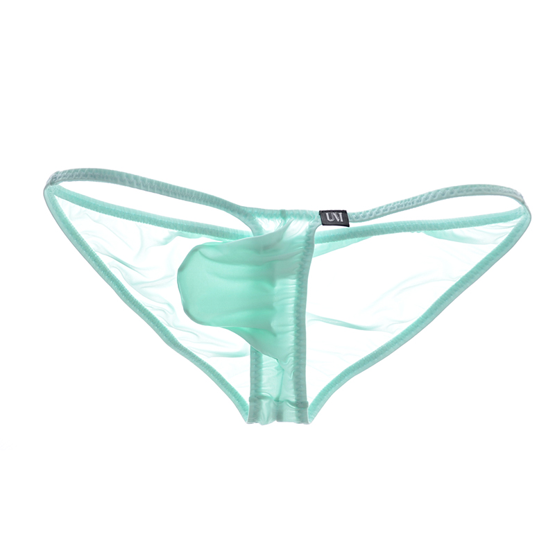 Men's Sexy Silk Button Briefs  – Pouch Boxer Pouch Bewertung und Preis