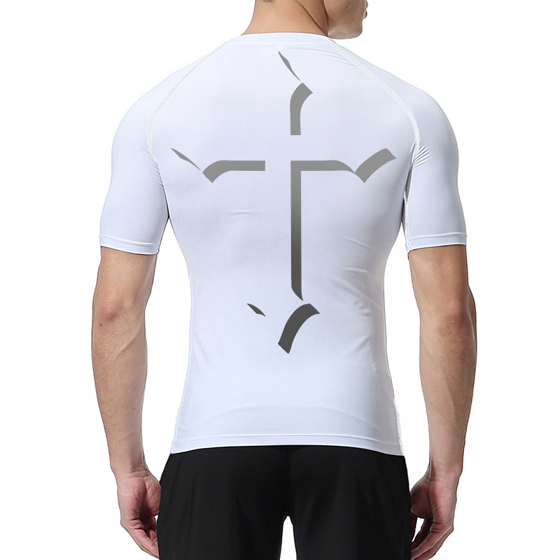 Cross Print Compression Shirt  – Base Layer Top Bewertung und Preis