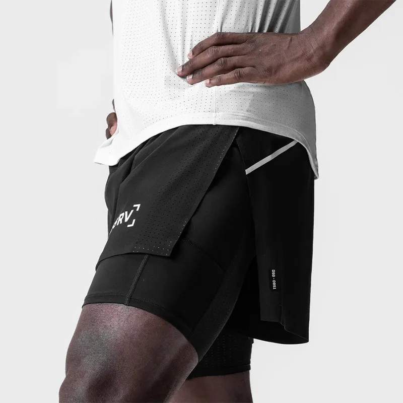 Men's 2in1 Running Shorts Quic – Compression Shorts Athletes Bewertung und Preis