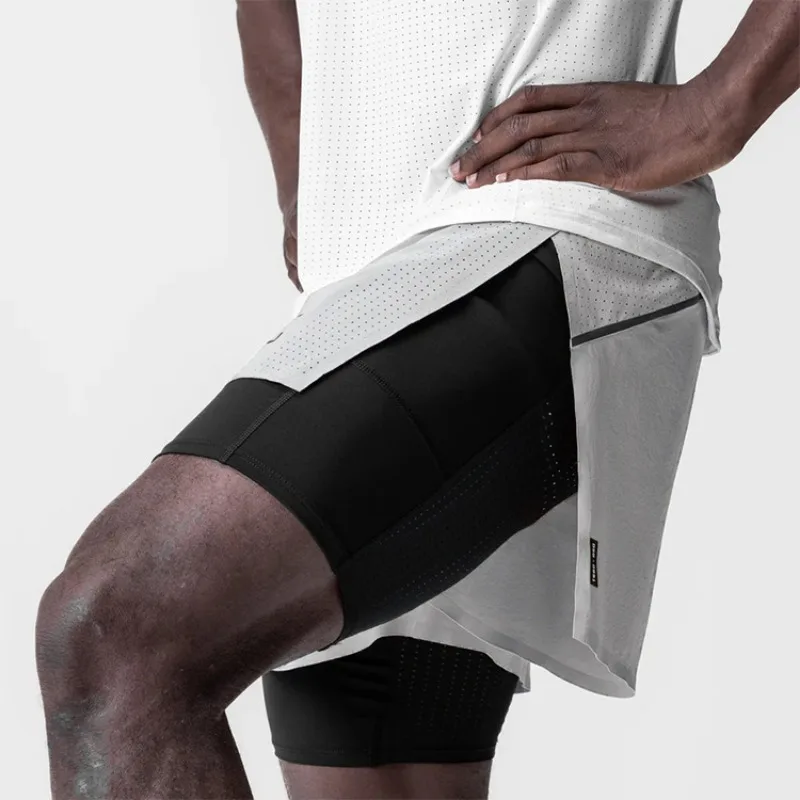 Men's 2in1 Running Shorts Quic – Compression Shorts Athletes Bewertung und Preis