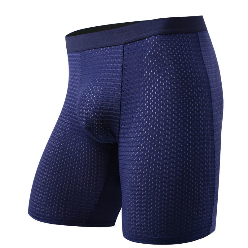 Men's Boxers Shorts Ice Silk M – Long Leg Trunk Men Bewertung und Preis
