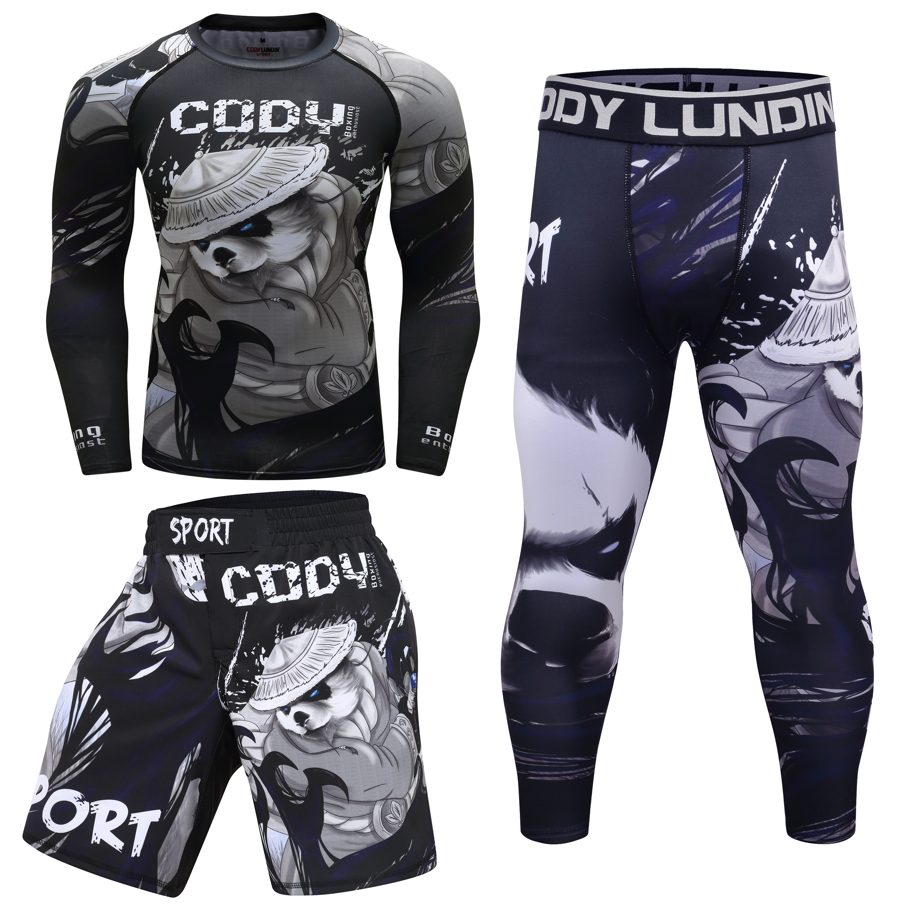 MMA boxing sets men 3d print R – Compression Long Pant Bewertung und Preis