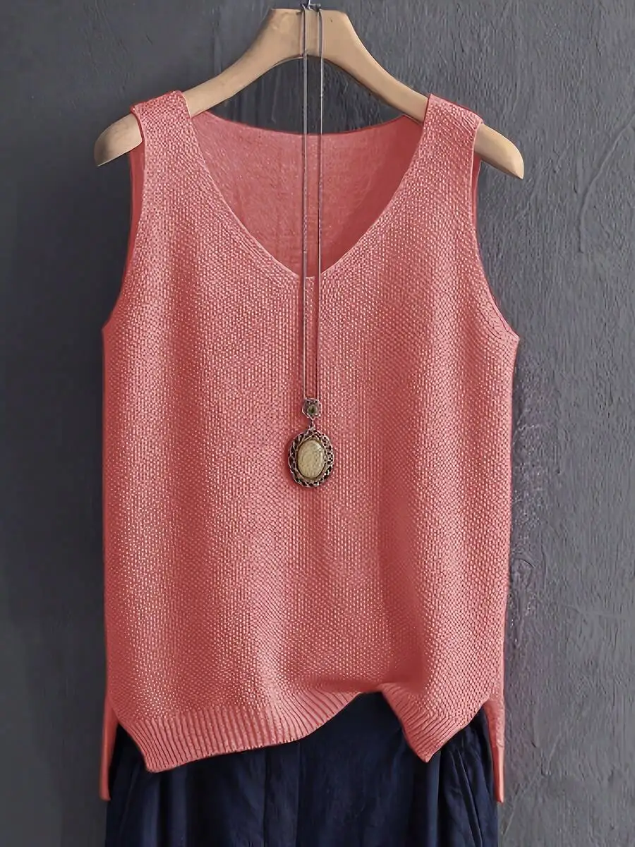 Womens Sleeveless Knitted Cami – Sleeveless Undershirt Bewertung und Preis