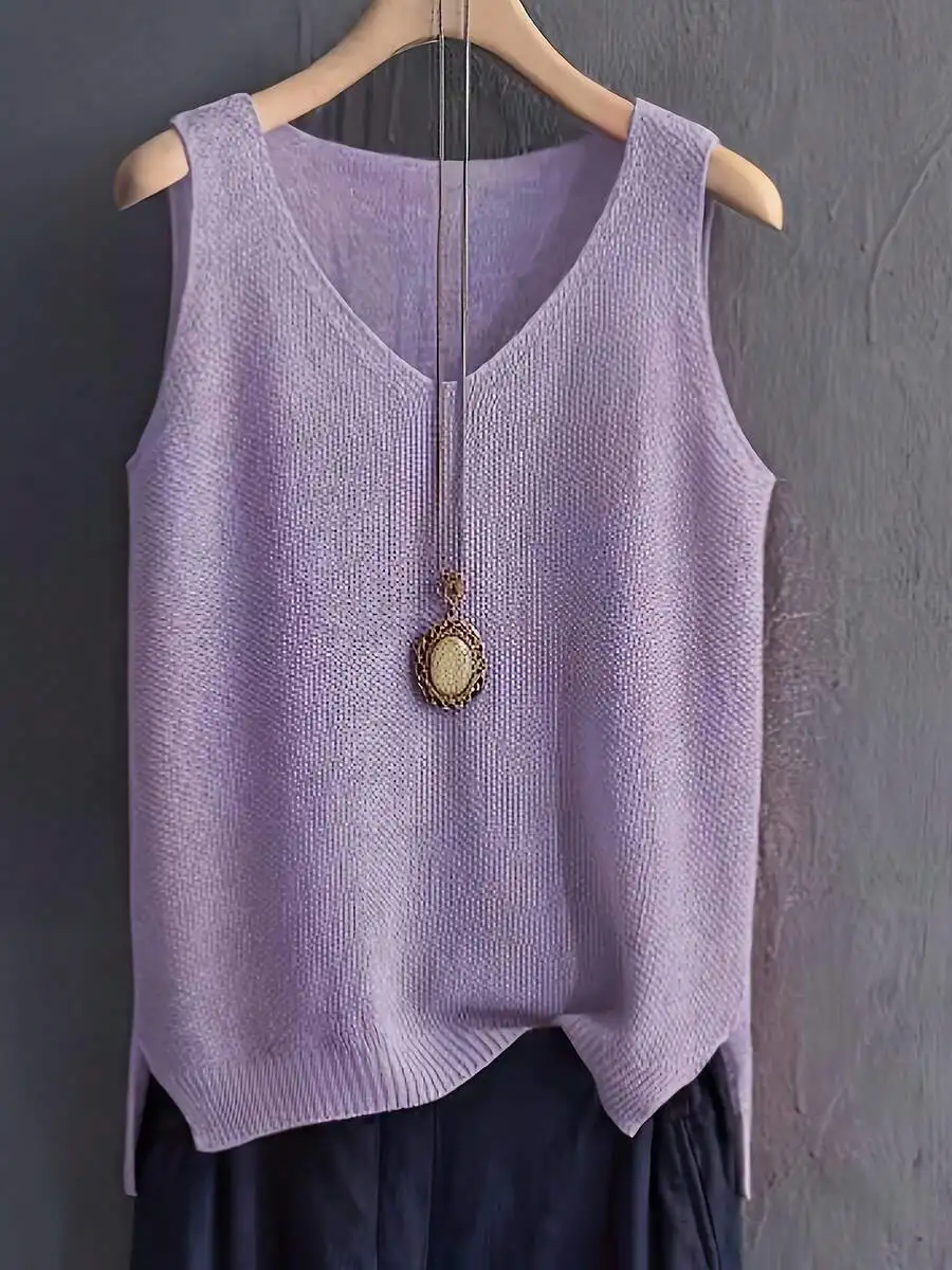 Womens Sleeveless Knitted Cami – Sleeveless Undershirt Bewertung und Preis