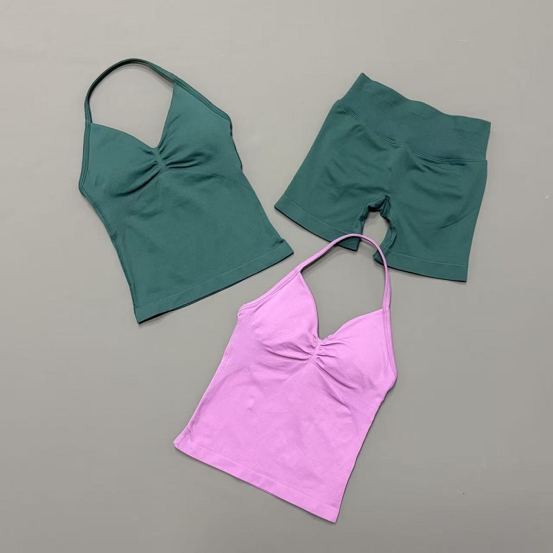 2Pcs Women Workout Set Seamles – Suspender Tank Top Bewertung und Preis