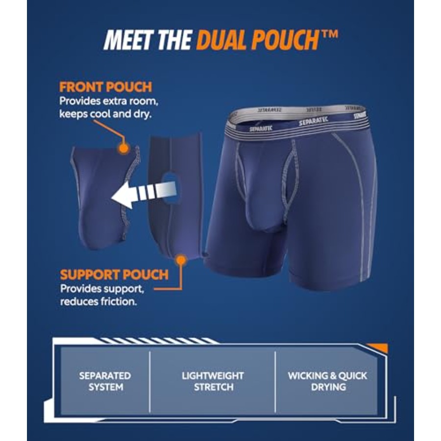 Separatec Mens Underwear with  – Performance Boxer Sport Bewertung und Preis