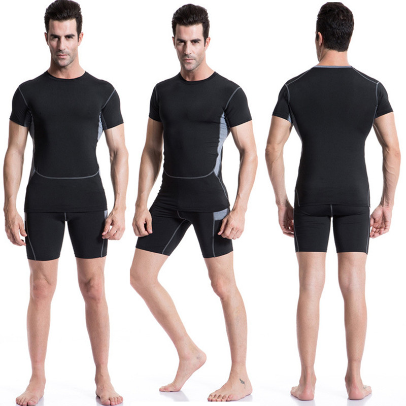 Men Top Sports T-Shirts Compre – T Shirt Tight Fit Bewertung und Preis