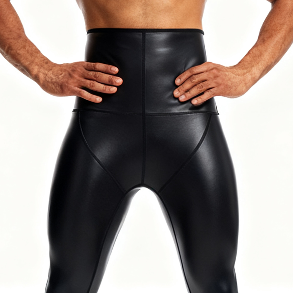 Sexy Men PU Leather Long Pants – Compression Long Pant Bewertung und Preis