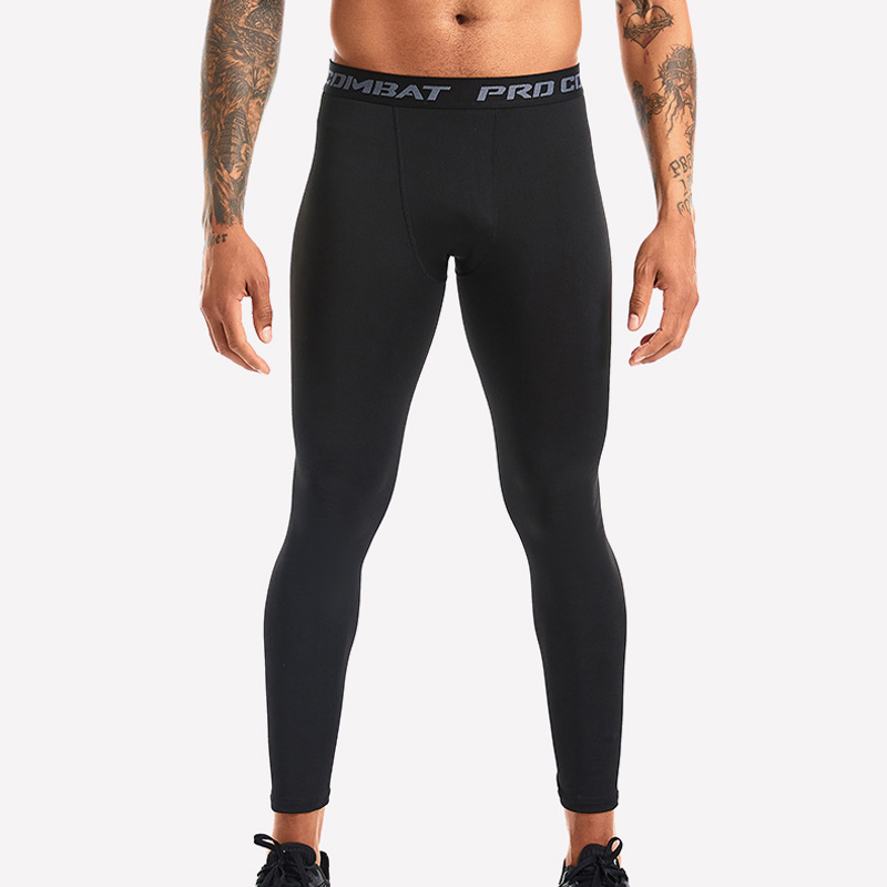 1 Pcs Men's Solid Color Compre – Compression Long Pant Bewertung und Preis