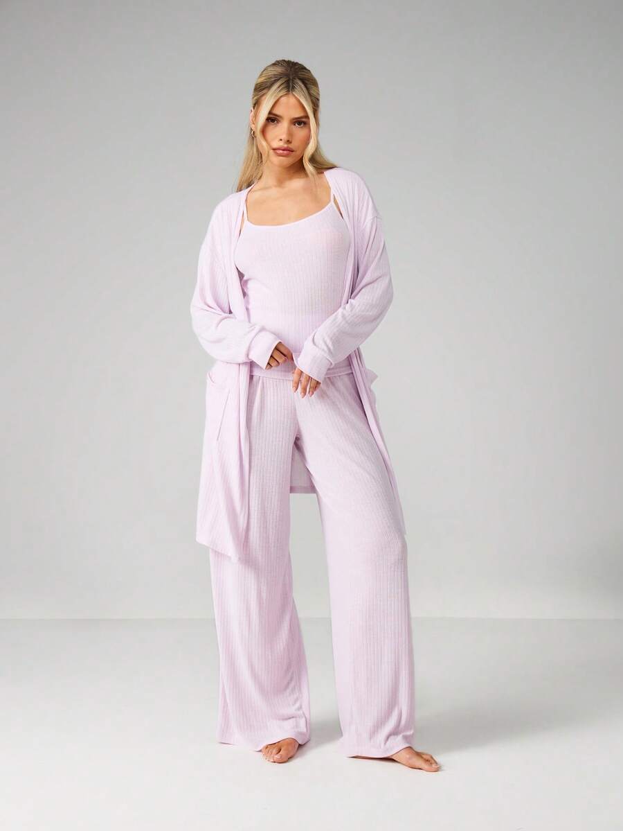 Ribbed Pointelle Lounge Set Wi – Tank Top Ribbed Bewertung und Preis