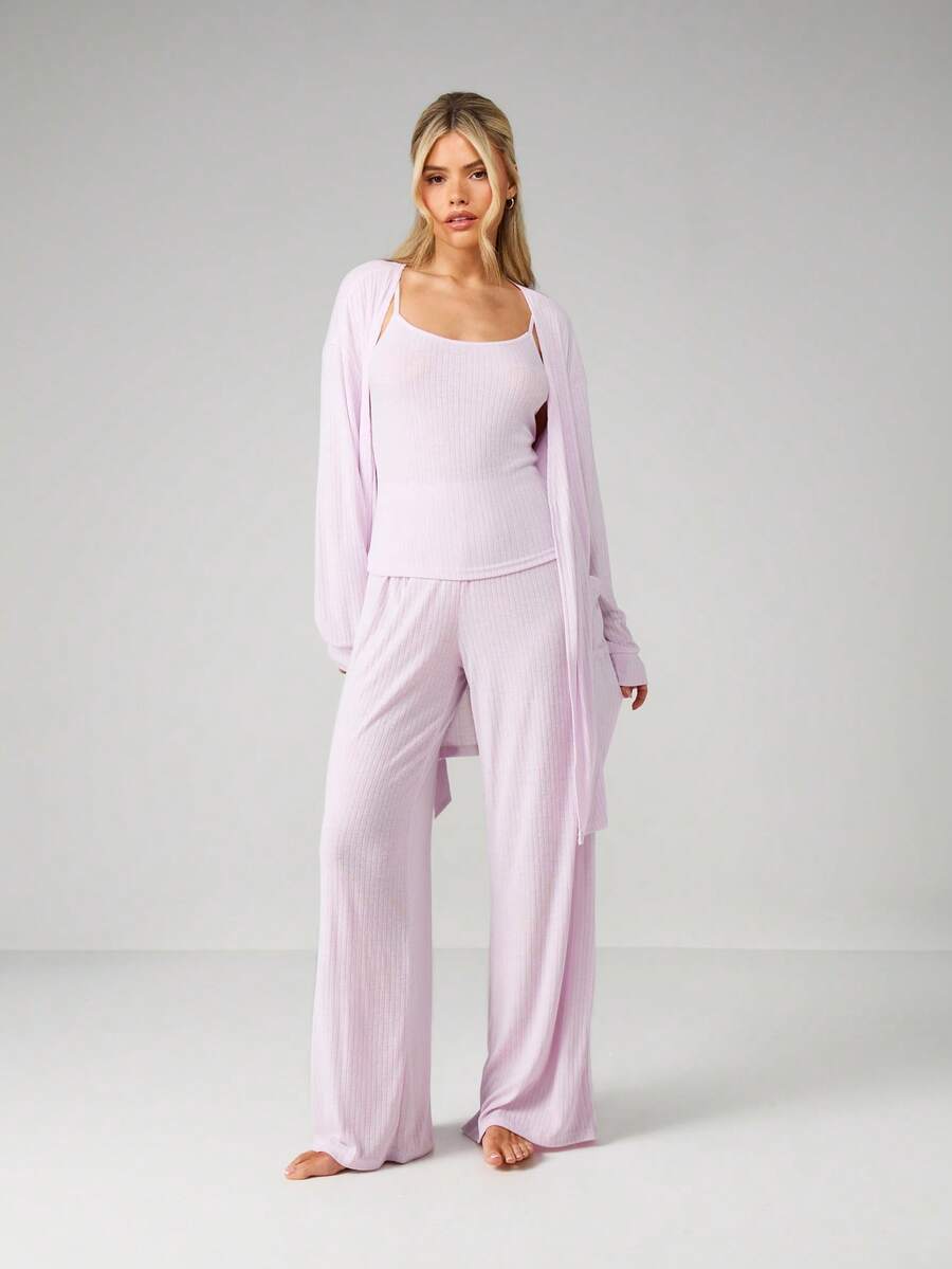 Ribbed Pointelle Lounge Set Wi – Tank Top Ribbed Bewertung und Preis