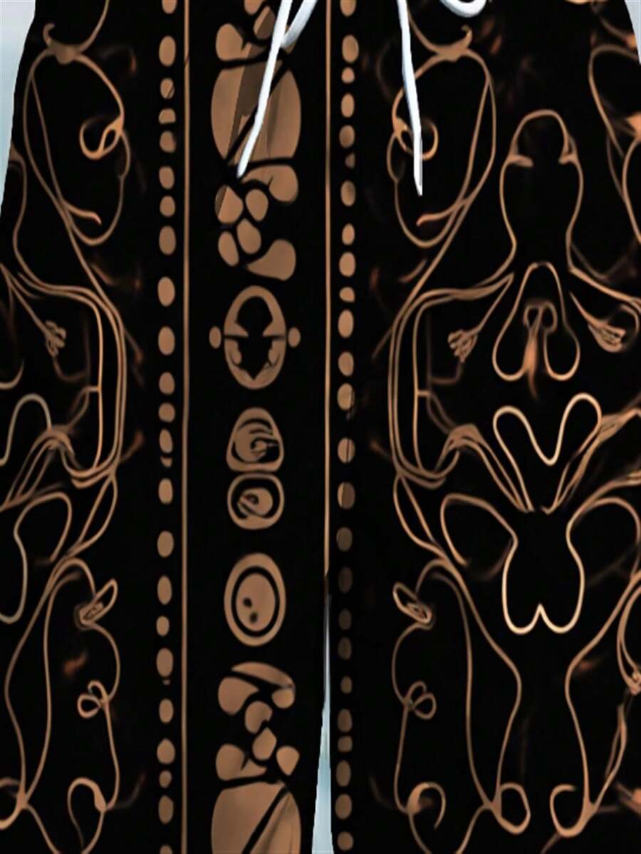 Mens Abstract Geometric Print  – Trunk Breathable Men Bewertung und Preis