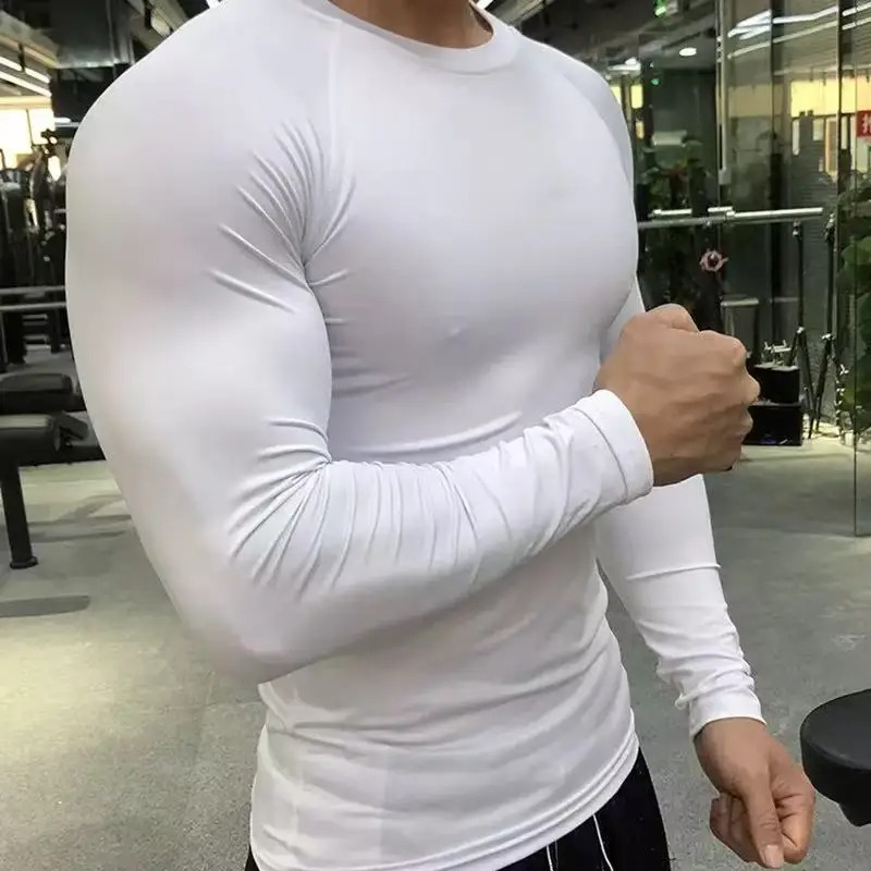 Men Sport T-shirt Quick Dry Bo – T Shirt Tight Fit Bewertung und Preis