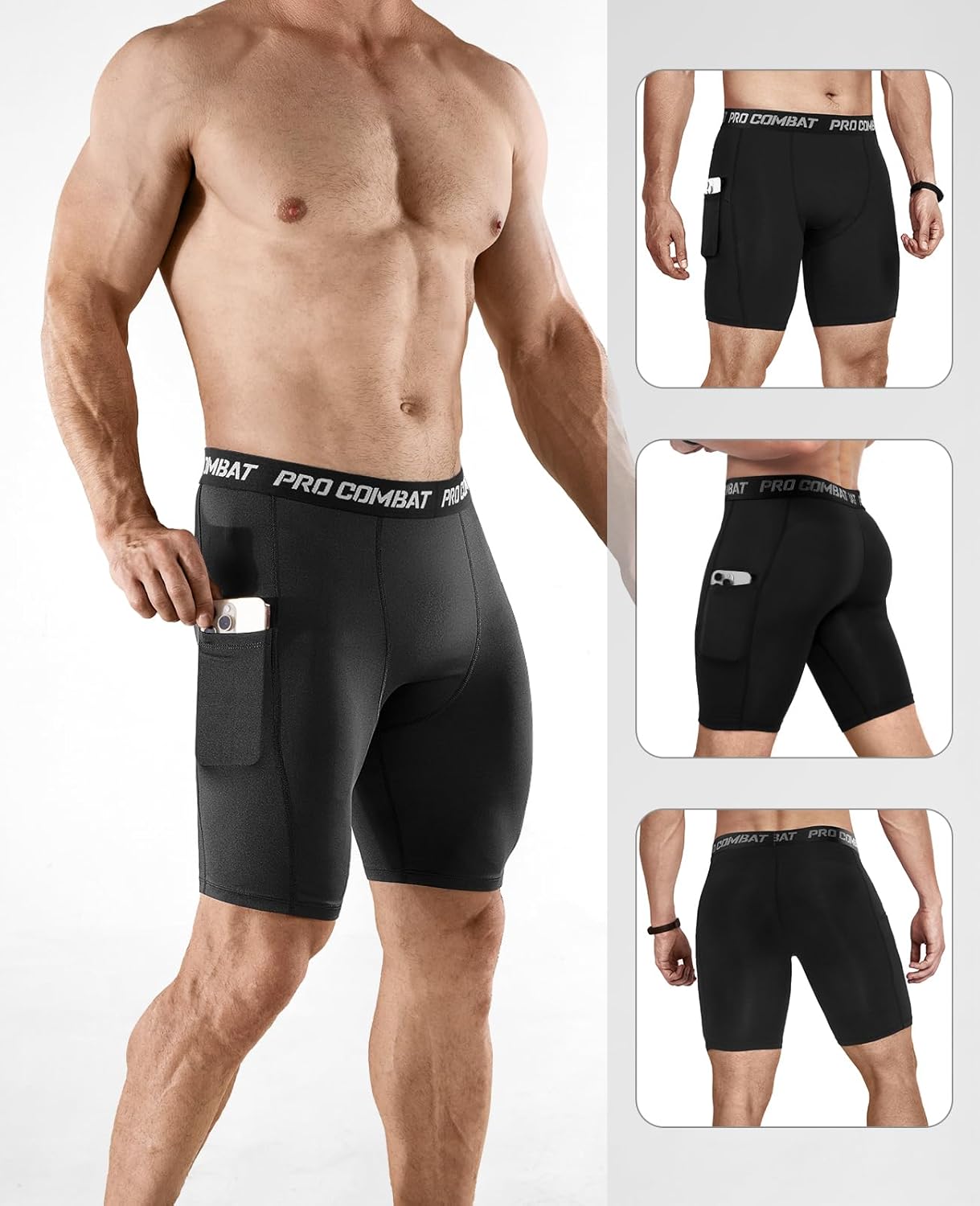 2/4 Pack Men's Compression Sho – Compression Shorts Athletes Bewertung und Preis