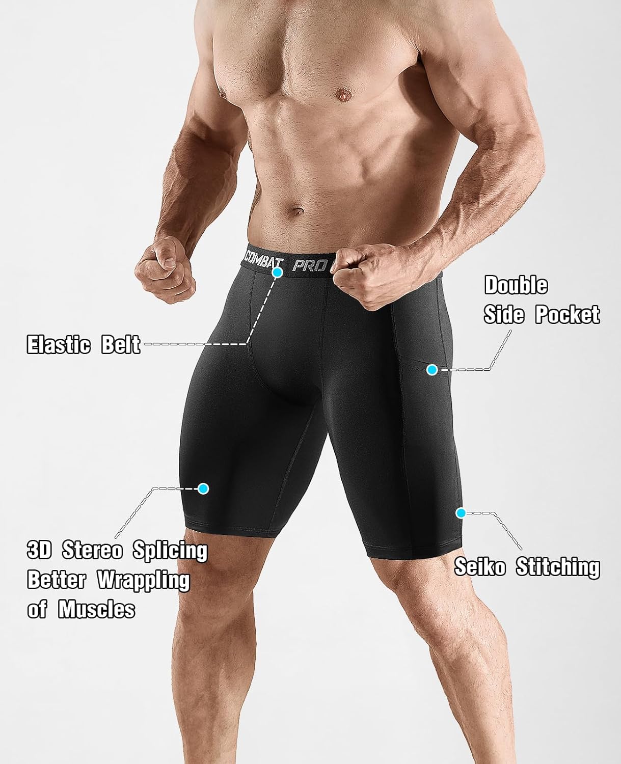 2/4 Pack Men's Compression Sho – Compression Shorts Athletes Bewertung und Preis