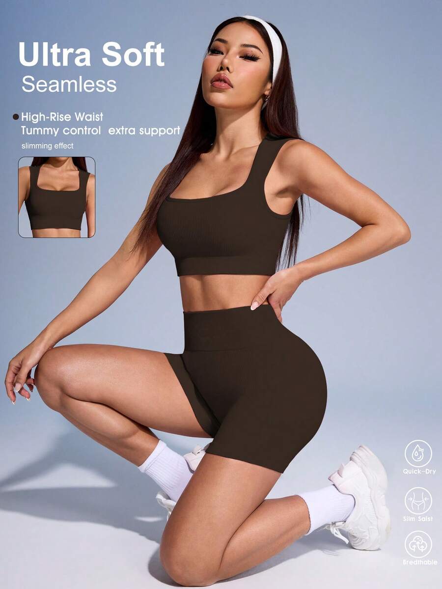 Ribbed Cropped Tank Top And Hi – Tank Top Ribbed Bewertung und Preis