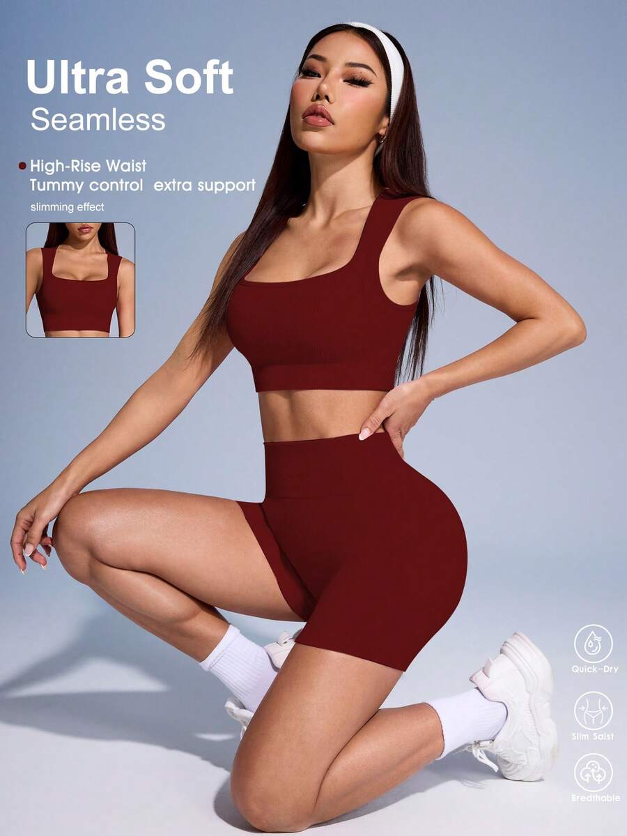 Ribbed Cropped Tank Top And Hi – Tank Top Ribbed Bewertung und Preis