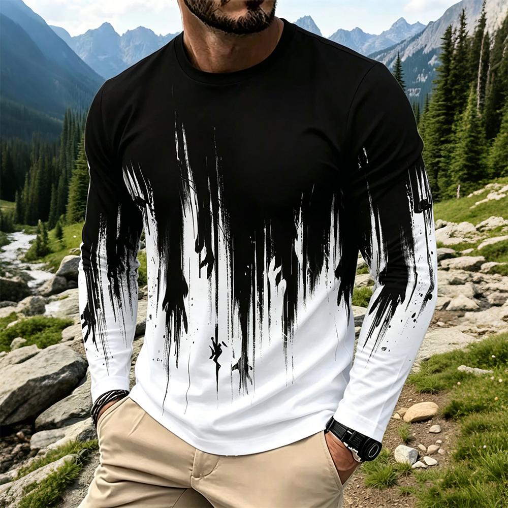 Men's Gradient Ink Splash Long – Base Layer Top Bewertung und Preis