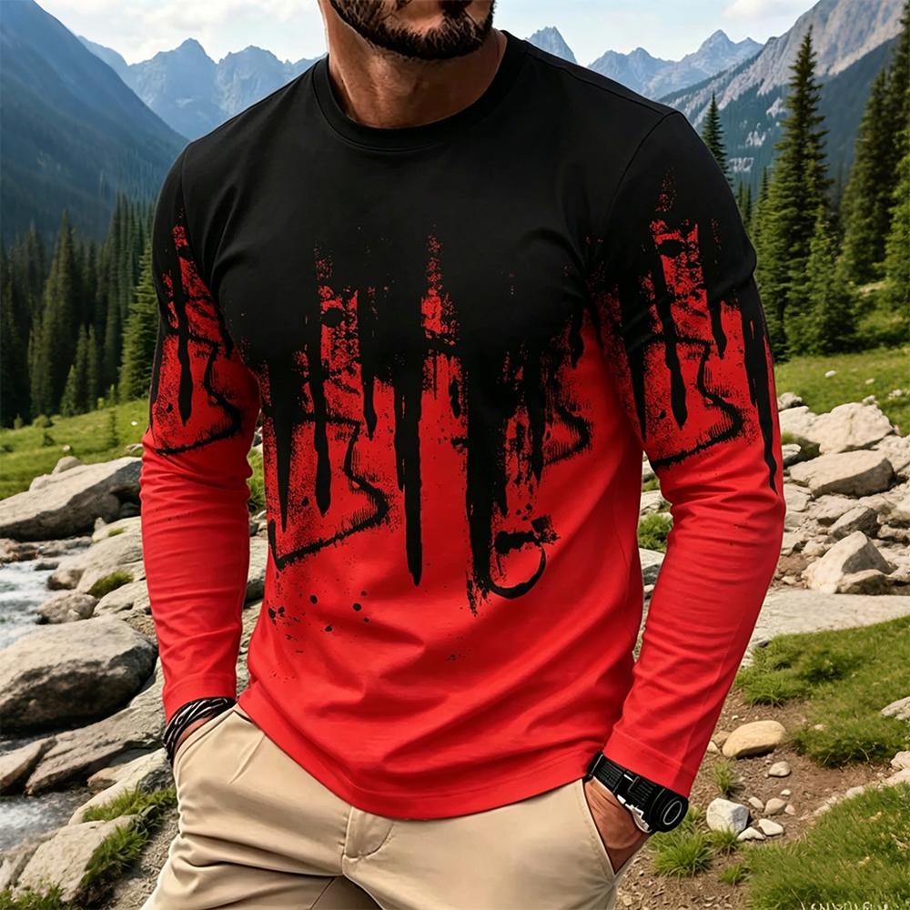 Men's Gradient Ink Splash Long – Base Layer Top Bewertung und Preis